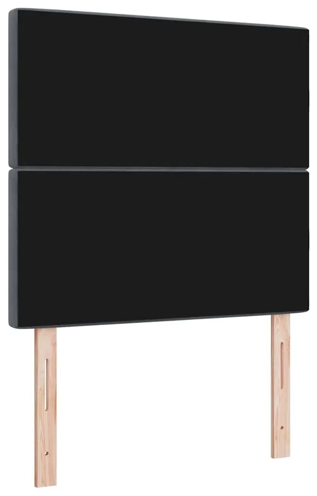 vidaXL LED κεφαλάρι με φώτα λωρίδας LED Σκούρο Γκρι 100 cm Πολυεστέρας