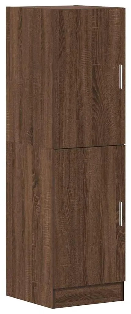Ντουλάπι Κουζίνας Καφέ δρυς 38x41,5x131,5 εκ. Επεξεργ. Ξύλο - Καφέ