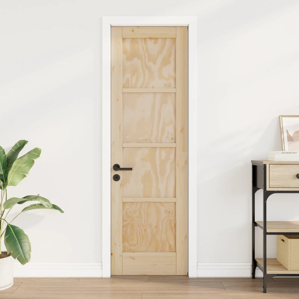 vidaXL Εσωτερική Πόρτα Καφέ 61 x 198.5 εκ. Κόντρα πλακέ