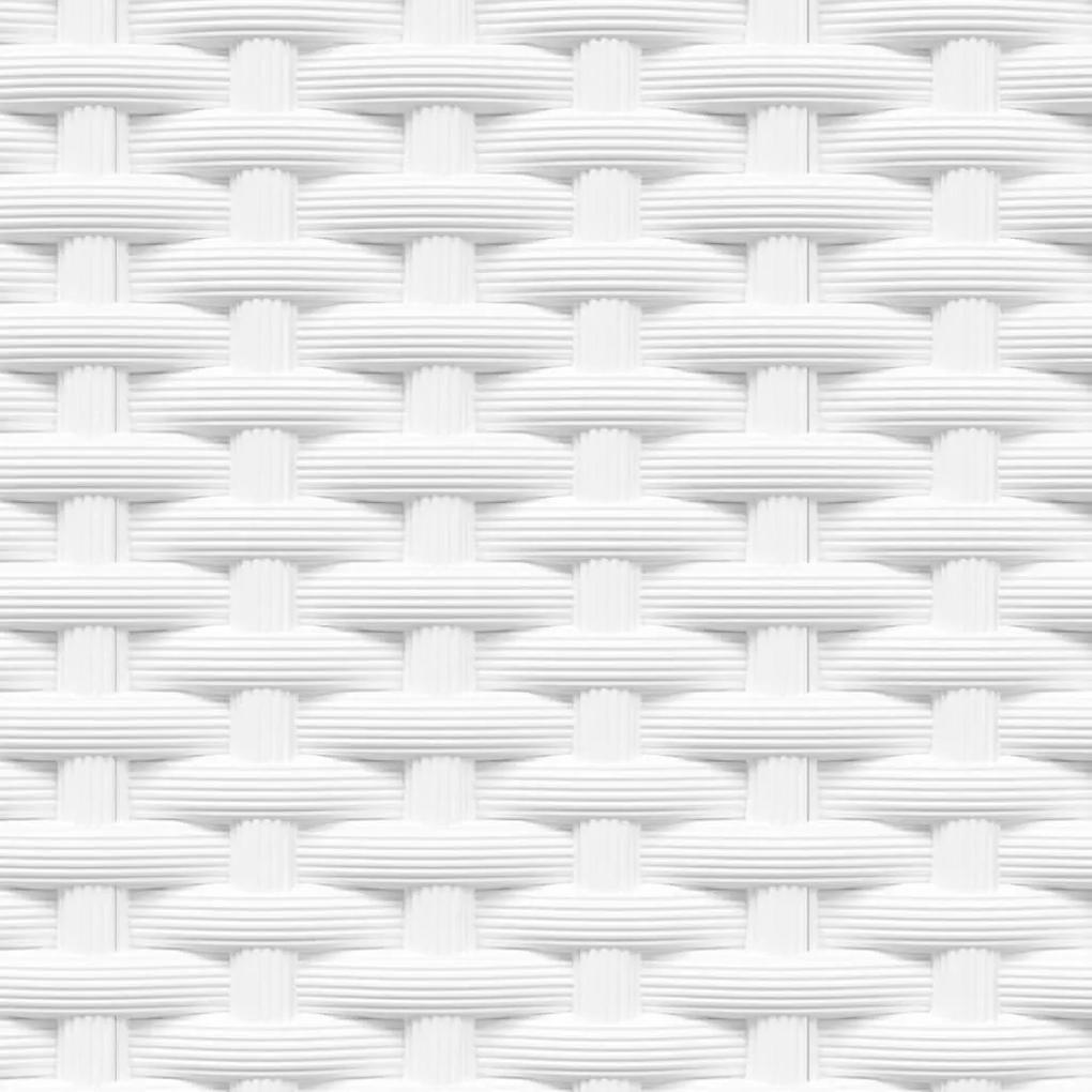 Ζαρντινιέρες 2 τεμ. Λευκές 30 x 30 x 37 εκ. από Πολυπροπυλένιο - Λευκό