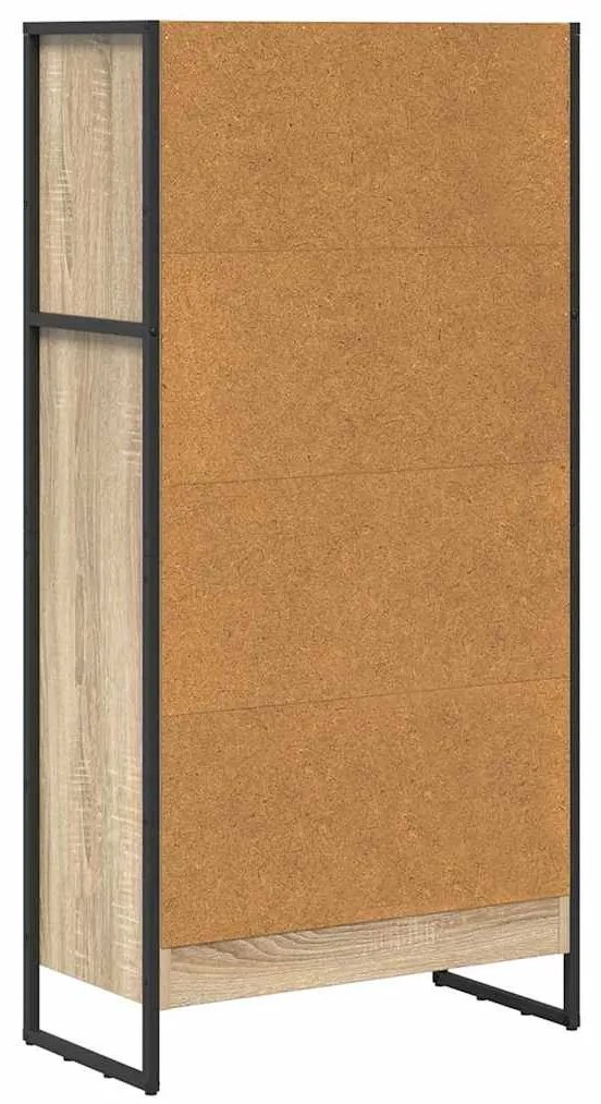 vidaXL Βιβλιοθήκη Σονόμα 80 x 30 x 155 εκ Επεξεργασμένο ξύλο