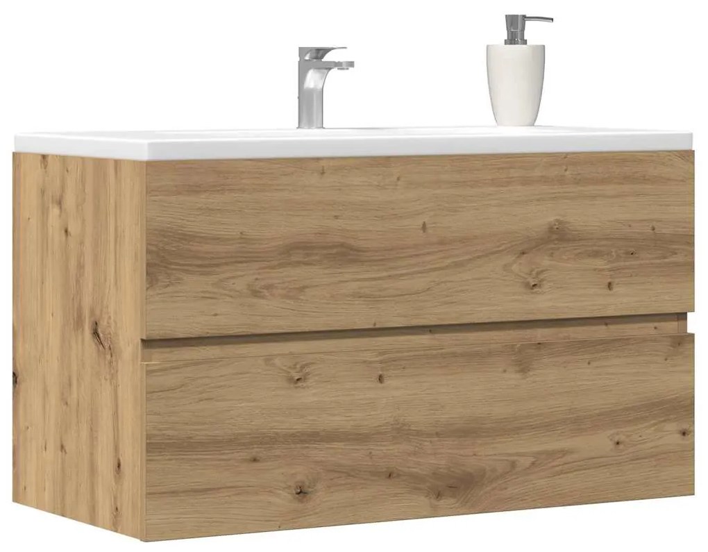 vidaXL Ντουλάπι Μπάνιου Κρεμαστό Παλ. Ξύλο 80x38,5x45 εκ. από Επ. Ξύλο