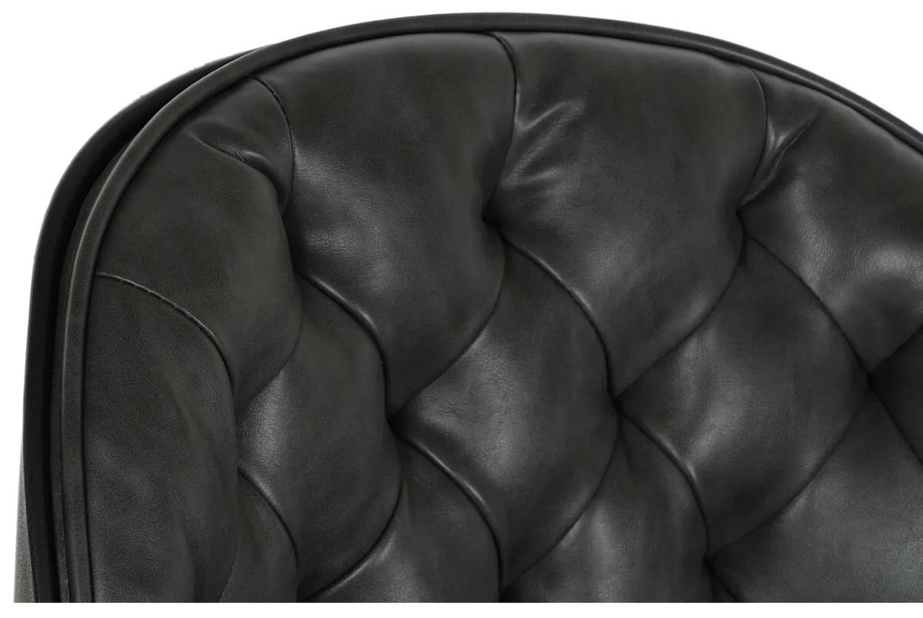 Καρέκλα DKD Home Decor Μαύρο Σκούρο γκρίζο 47,5 x 57,5 x 83 cm