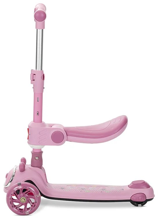 Πατίνι Scooter Swiftie Τρίτροχο Αναδιπλούμενο με Κάθισμα  Pink  10390220003 Lorelli