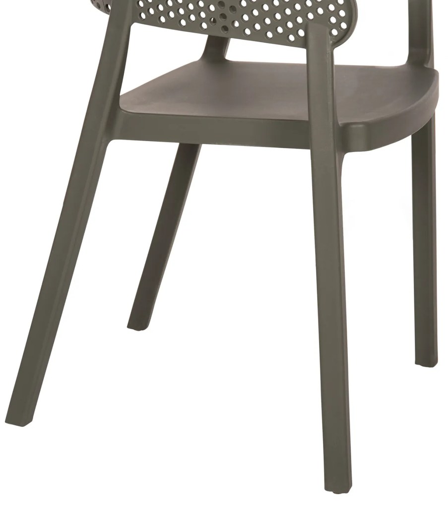 ΠΟΛΥΘΡΟΝΑ ΠΟΛΥΠΡΟΠΥΛΕΝΙΟΥ DARK OLIVE HM5941.07 53,5x50,5x73Υ εκ.