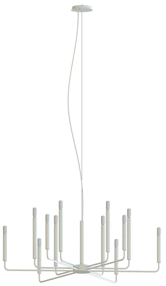 Φωτιστικό Οροφής Orto A 11463 101.5x170cm 10W 12xE14 Grey Nowodvorski