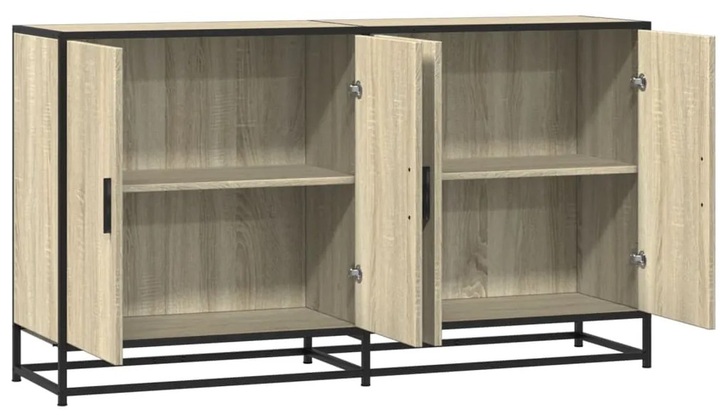 SIDEBOARD SONOMA OAK 134X35X76 CM ΚΑΤΑΣΚΕΥΑΣΜΕΝΟ ΞΥΛΟ 3300816