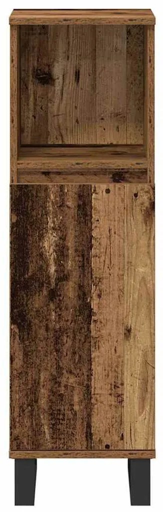 vidaXL Σετ Επίπλων Μπάνιου με αποθήκευση 3 pcs Καφέ 30 x 30 x 180 cm