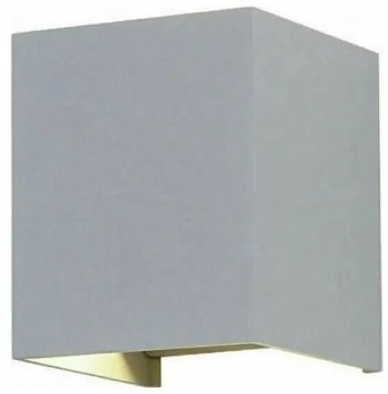 Επιτοίχιο Φωτιστικό LED 11W 230V 5°-120° 1360lm IP65 Τετράγωνο Up-Down Γκρι Φυσικό Λευκό 218532 VTAC-218532-Γκρι 218532