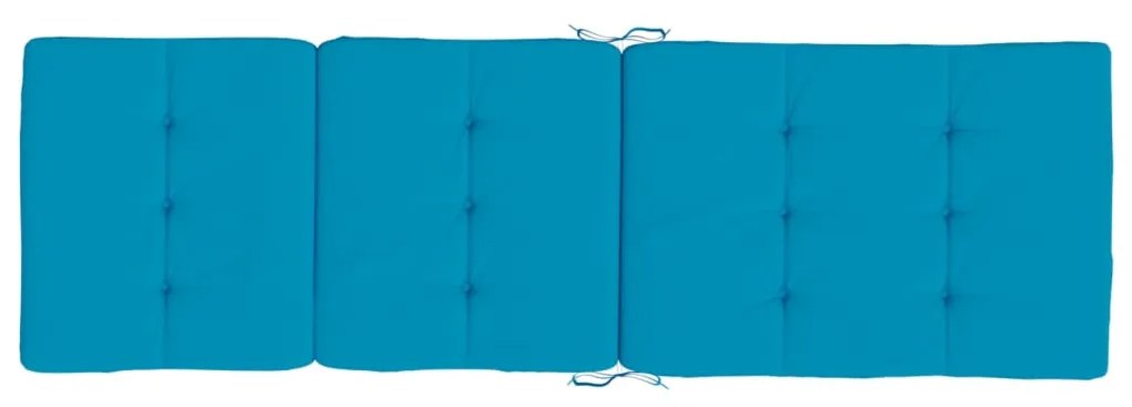 vidaXL Μαξιλάρια Ξαπλώστρας 2 τεμ. Γαλάζια από Ύφασμα Oxford