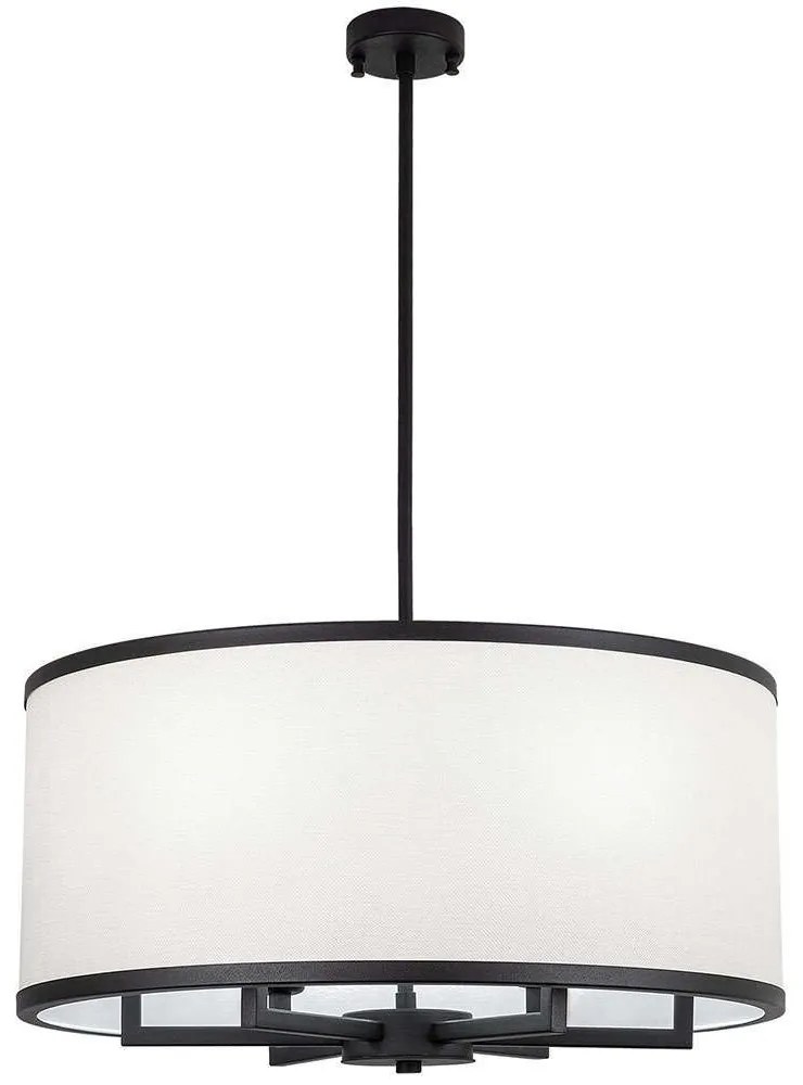 Φωτιστικό Οροφής Way 942FLG1643 60x60x83cm 6xE27 40W Black-White Opviq