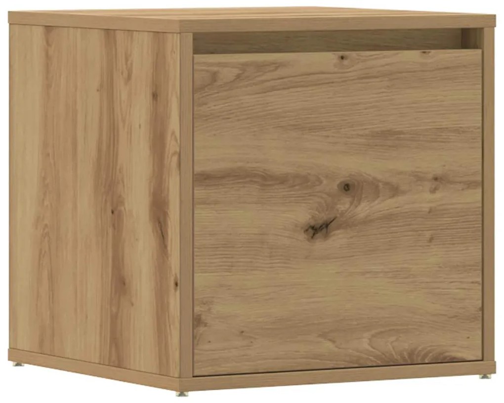 vidaXL Συρτάρι Box Artisan Δρυς 40,5x40x40 cm Ξύλο μηχανής