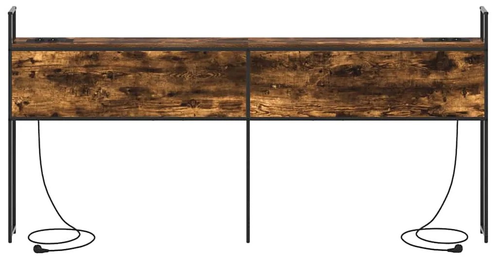 vidaXL Κεφαλάρι Αποθήκης Καπνιστή δρυς 180 cm Επεξεργασμένο ξύλο