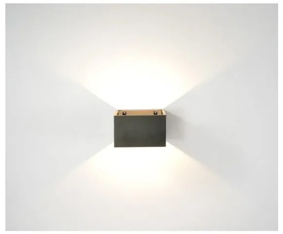 Απλίκα Φωτιστικό Τοίχου LED 9W W13CM Αλουμίνιο Luma Lighting-123-01454-17-black-Μαύρο 123-01454-17-black