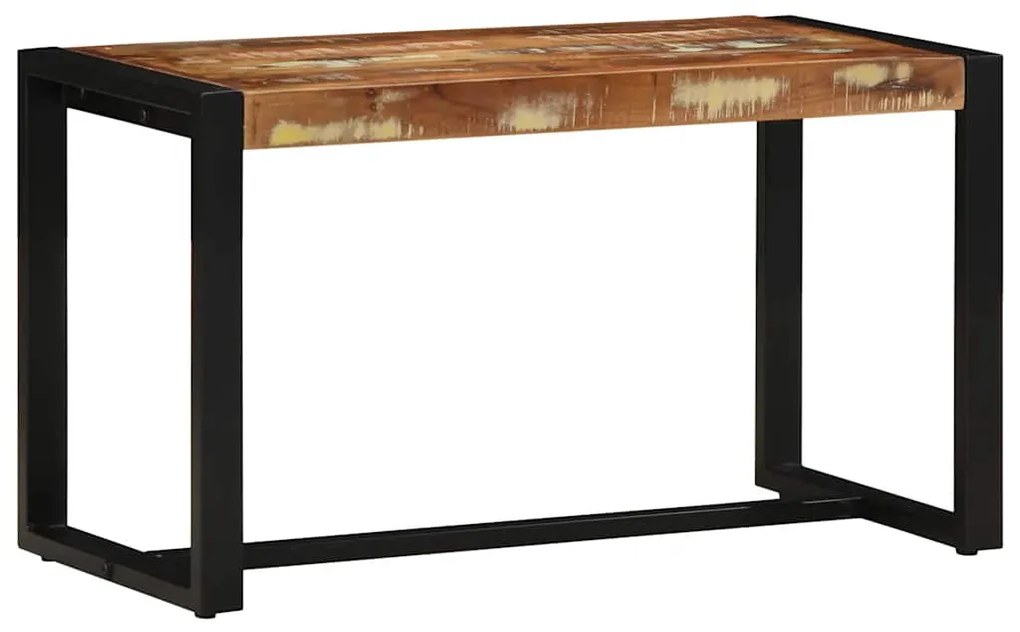 Πάγκος vidaXL Πολύχρωμος 80x35x45 cm Στερεό ξύλο αναγεννημένο