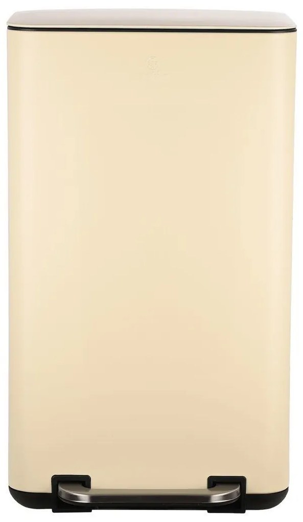 ESTIA ΚΑΔΟΣ ΑΠΟΡΡΙΜΑΤΩΝ CUBIC SOFT CLOSE 30lt IVORY