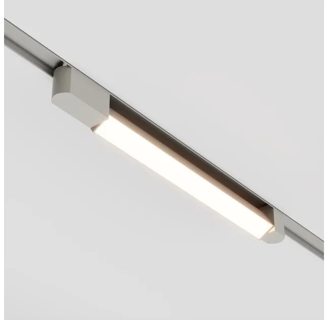 Γραμμικό Φωτιστικό Μονοφασικής Ράγας Unity LED 24W Λευκό 3000K Κινητό Basis Rot TR104-1-24W3K-W-DE Maytoni TR104-1-24W3K-W-DE
