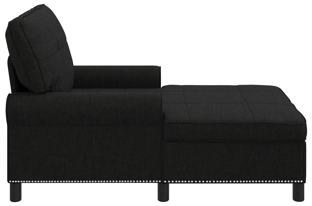 vidaXL Χαλάρωση με μαξιλάρι Μαύρο 91 x 157 x 91 εκ. ύφασμα