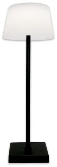 Adeleq Πορτατίφ Επαναφορτιζόμενο LED CCT 3W 230/5VDC Μαύρο 5-041