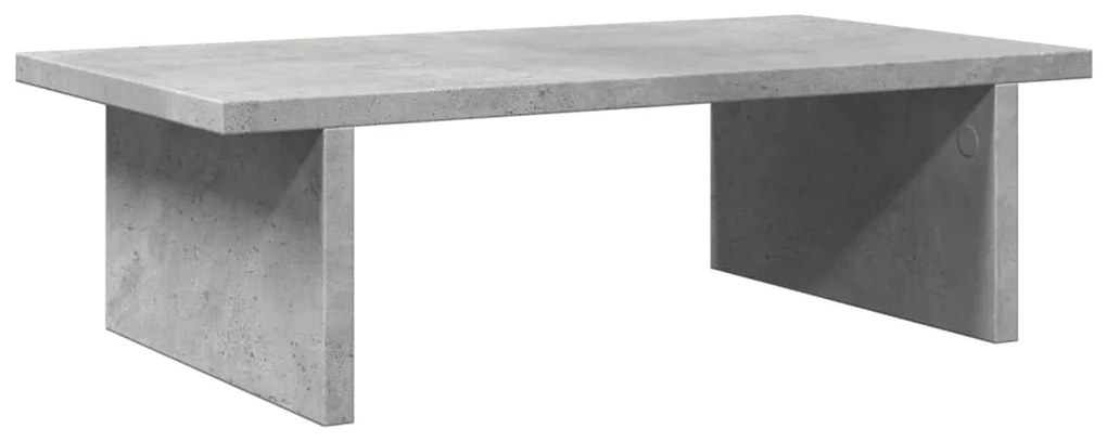 vidaXL Βάση Οθονών Γκρι του Σκυροδέματος 50x27x15 εκ. από Επεξ. Ξύλο