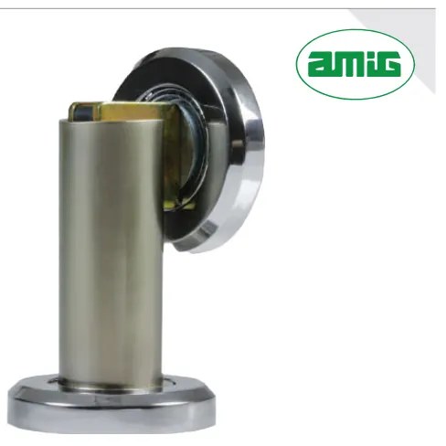 AMIG 711-12245 Στοπ Θύρας Δαπέδου / Τοίχου Μαγνητικό Νικελέ 75×50×50mm
