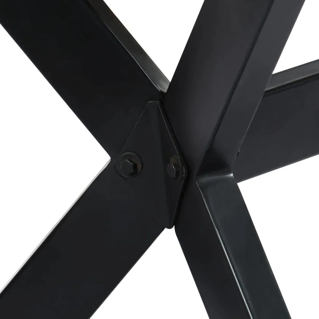 vidaXL Τραπεζαρία 120 x 60 x 75 εκ. από Μασίφ Ακατέργαστο Ξύλο Μάνγκο