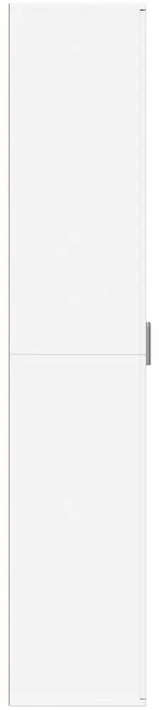 vidaXL Ντουλάπα Λευκή 60 x 35 x 180 εκ. από Επεξ. Ξύλο