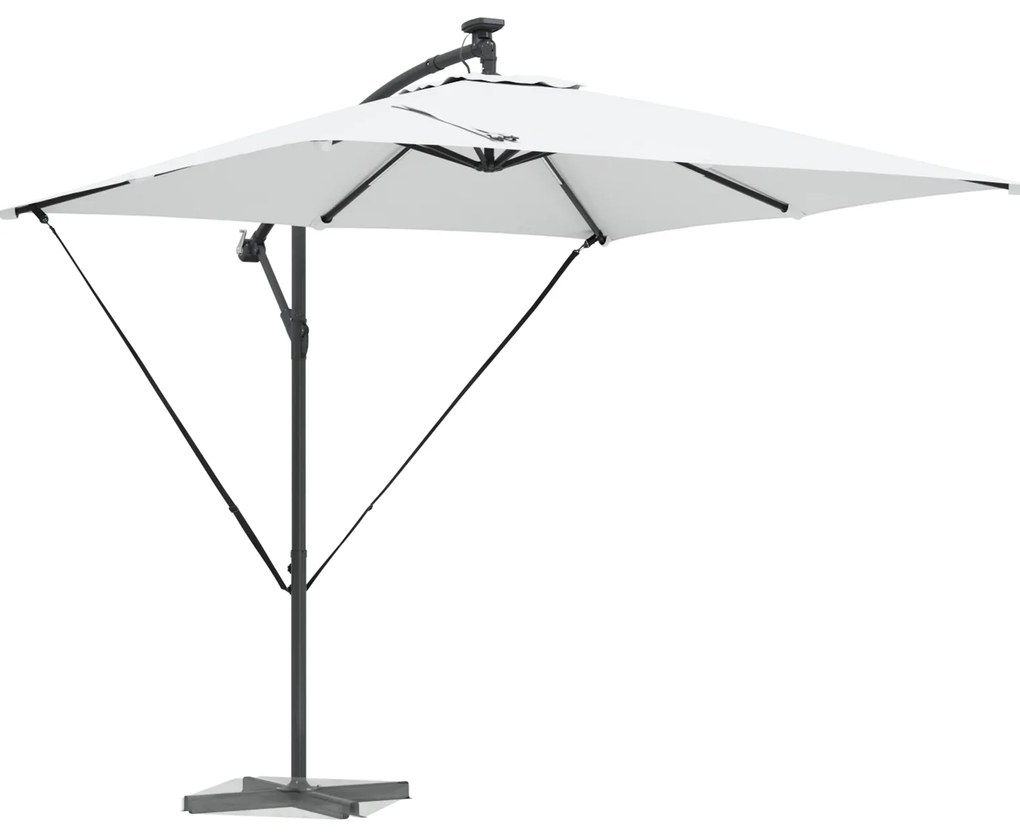 vidaXL Ομπρέλα Cantilever Banana Άμμος 249 x 249 x 250 εκ.