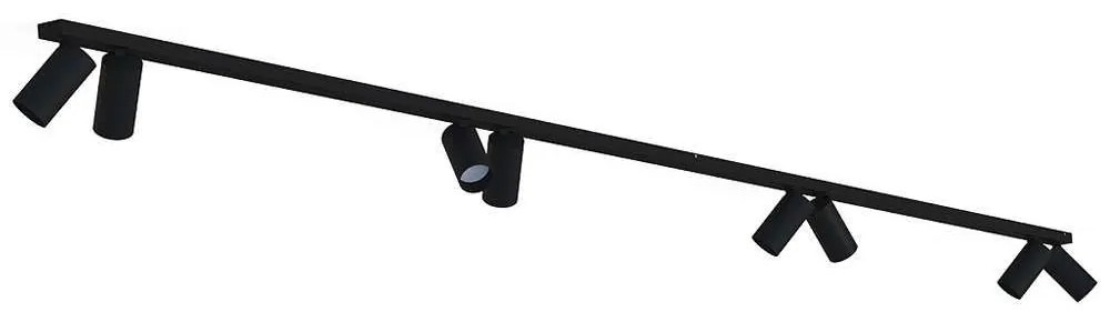 Φωτιστικό Οροφής - Σποτ Mono 7720 8xGU10 10W 2X150 Black Nowodvorski Metal, Plastic