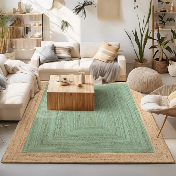 Beauty Home Χαλί Tropic Art 9139 133x190 Μπεζ,Βεραμάν