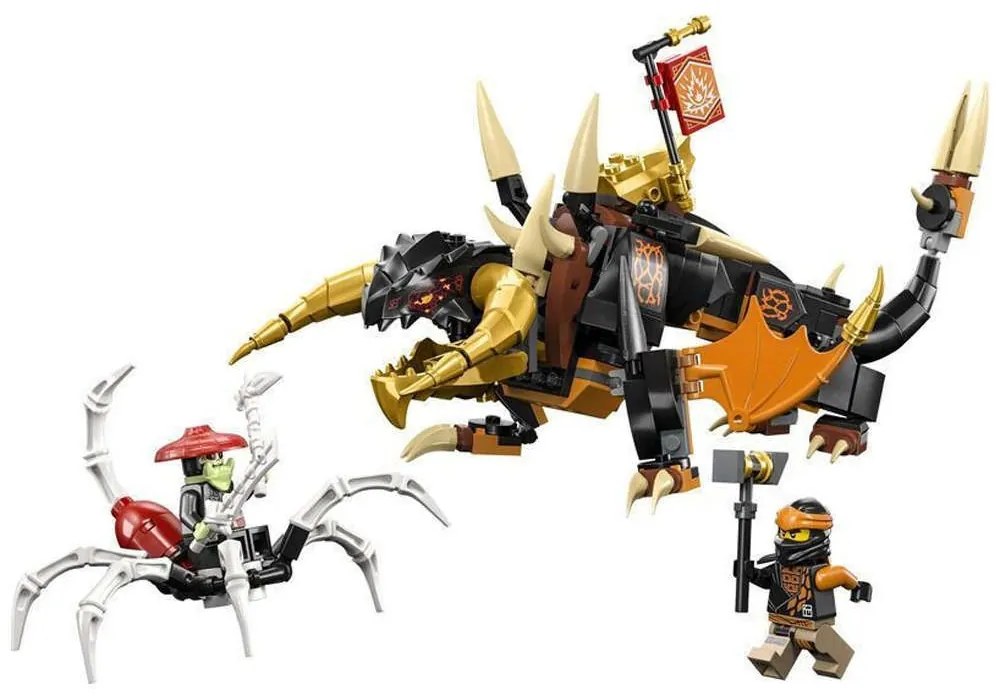 Φιγούρα Δράκος Της Γης Ninjago Cole’S Evo 71782 285τμχ Multi Lego