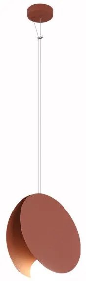 Κρεμαστό Φωτιστικό Οροφής LED 6W Φ30cm Daisy Sunlight DAISY-6P-RD Κόκκινο