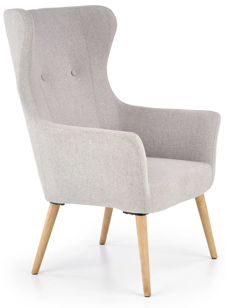 COTTO leisure chair, color: light grey DIOMMI V-CH-COTTO-FOT-J.POPIEL