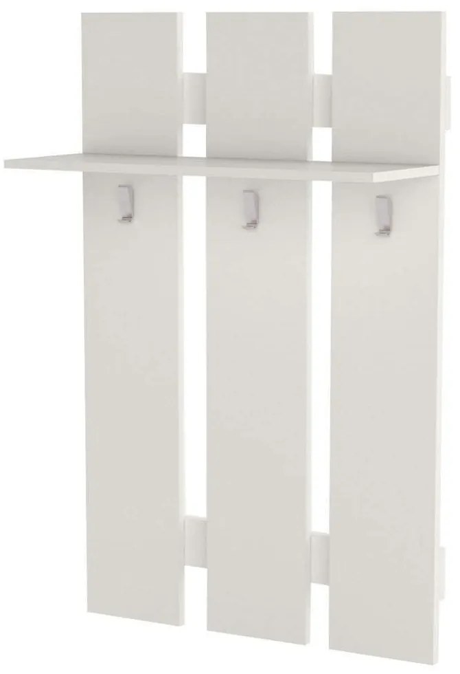 Κρεμάστρα Wie TO-TOPWIE60W 60x23x100cm White Aidonitsa Particle Board, Melamine