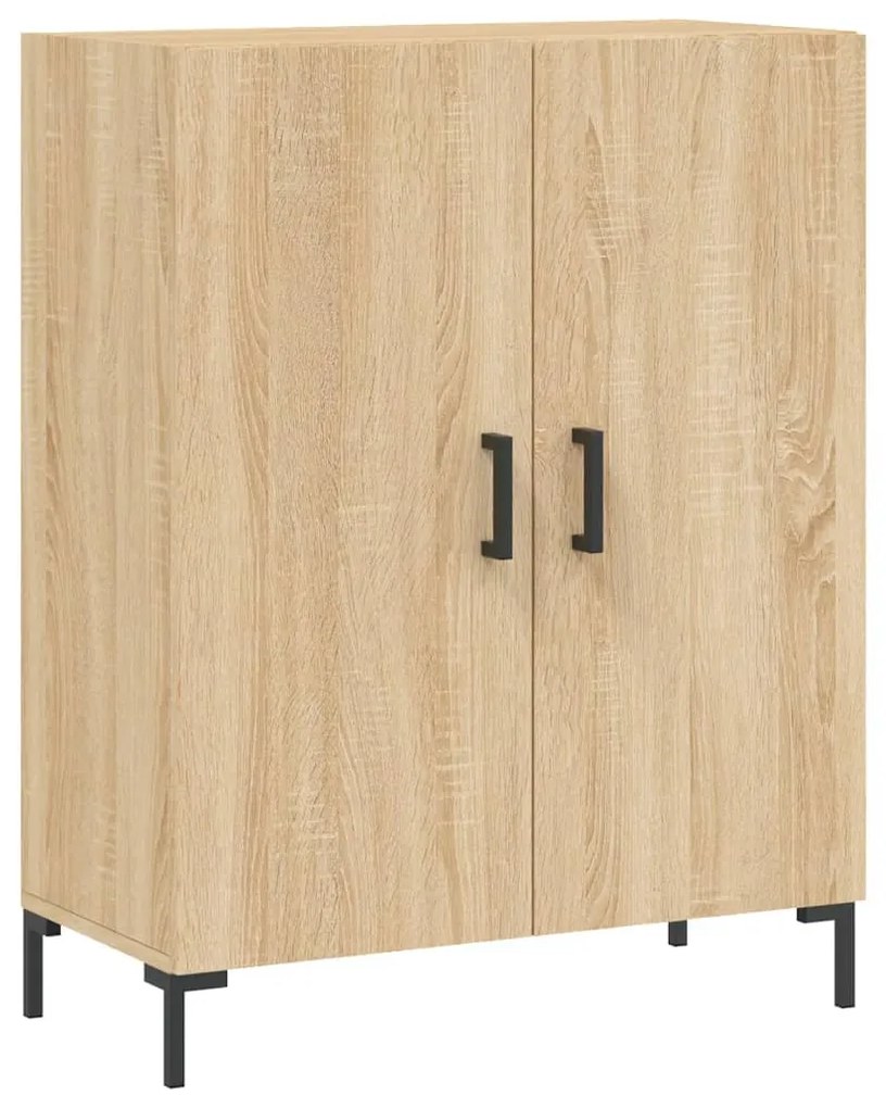 vidaXL Ντουλάπι Sonoma δρυς 69,5 x 34 x 180 εκ. από Επεξεργασμένο Ξύλο