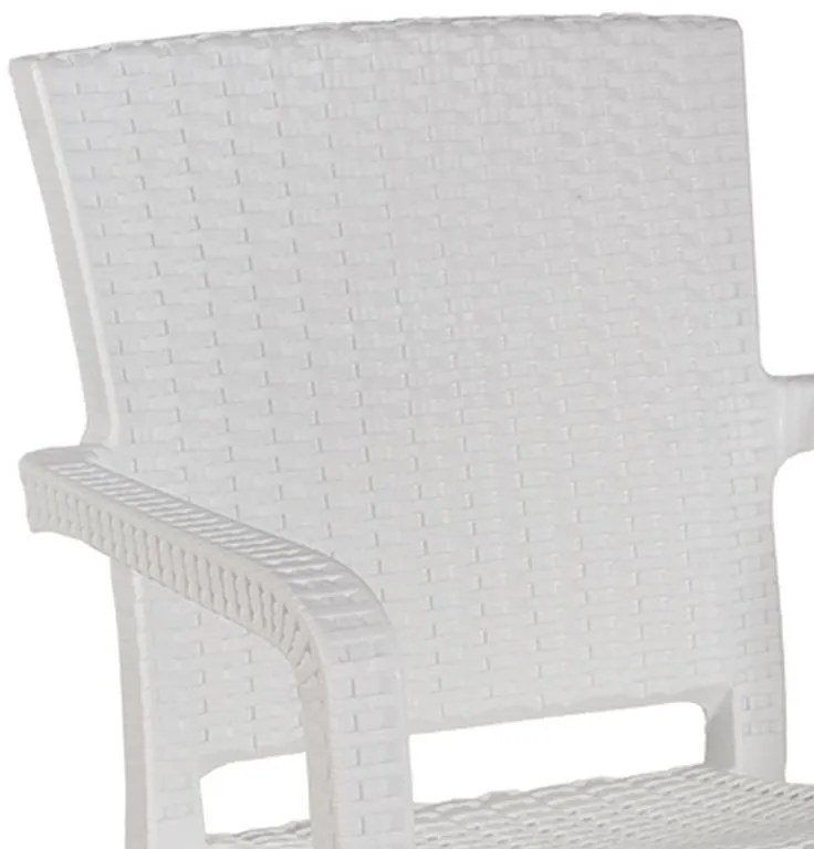 Καρέκλα - Πολυθρόνα Halcyon PP λευκό 57.5x59.5x86 εκ.