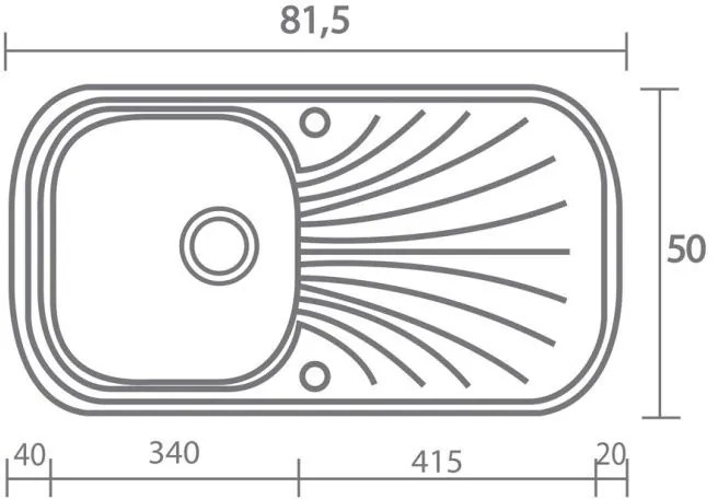 Νεροχύτης Sanitec 315-Granite Celtic Stone