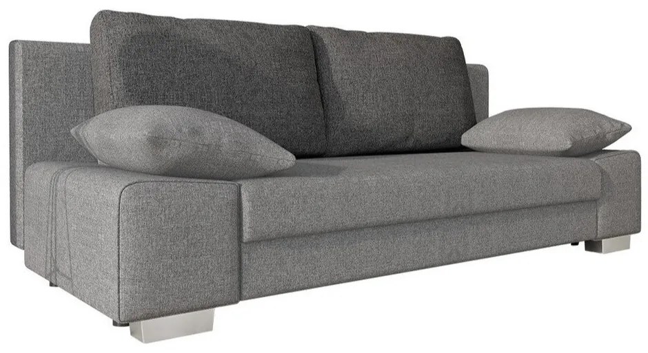 Καναπές κρεβάτι Comfivo 146, Αριθμός θέσεων: 2, Αποθηκευτικός χώρος, 77x200x87cm, 64 kg, Πόδια: Πλαστική ύλη | Epipla1.gr