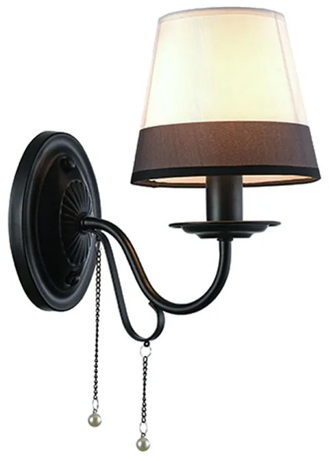 Απλίκα Τοίχου Aca Mulan EG167281WBW Black Matt