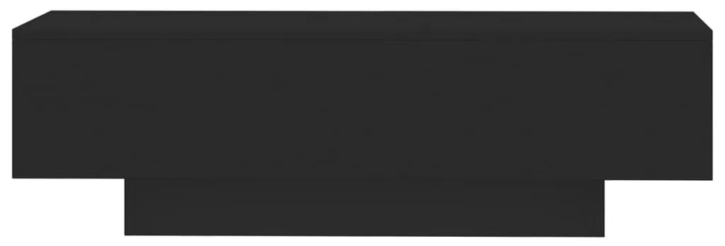 vidaXL Τραπεζάκι Σαλονιού Μαύρο 100x49,5x31 εκ. από Επεξεργασμένο Ξύλο