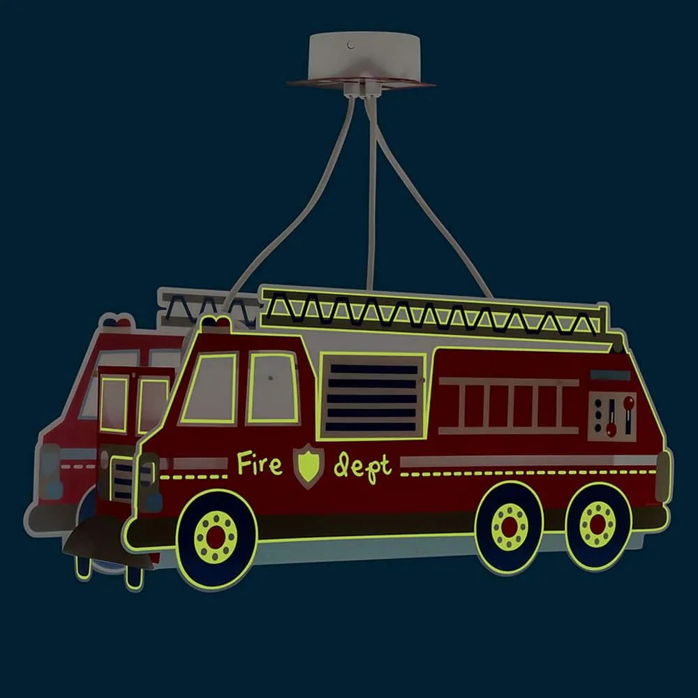 Firetruck κρεμαστό τρίφωτο οροφής (60610) - 1.5W - 20W - 60610