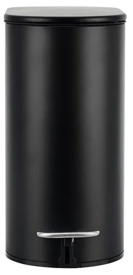 ESTIA ΧΑΡΤΟΔΟΧΕΙΟ ΜΠΑΝΙΟΥ SLIM SOFT CLOSE 5lt ΜΑΤ ΜΑΥΡΟ
