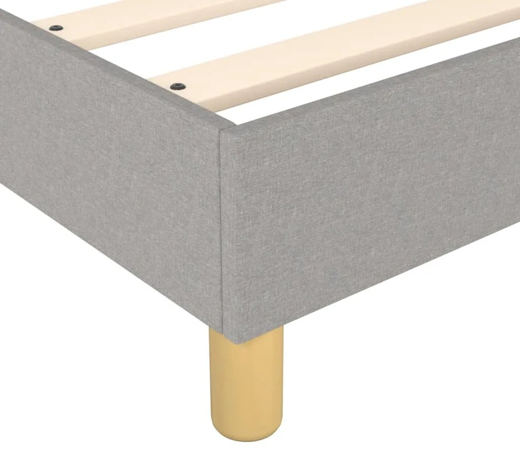 ΚΡΕΒΑΤΙ BOXSPRING ΜΕ ΣΤΡΩΜΑ ΑΝΟΙΧΤΟ ΓΚΡΙ 140X200 ΕΚ. ΥΦΑΣΜΑΤΙΝΟ 3144175