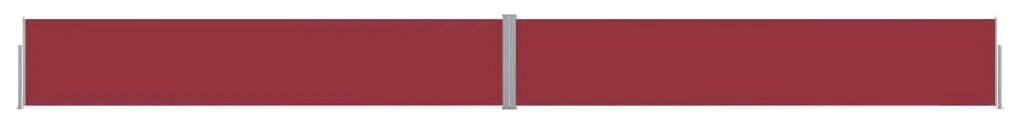 Σκίαστρο Πλαϊνό Συρόμενο Βεράντας Κόκκινο 140 x 1200 εκ. - Κόκκινο
