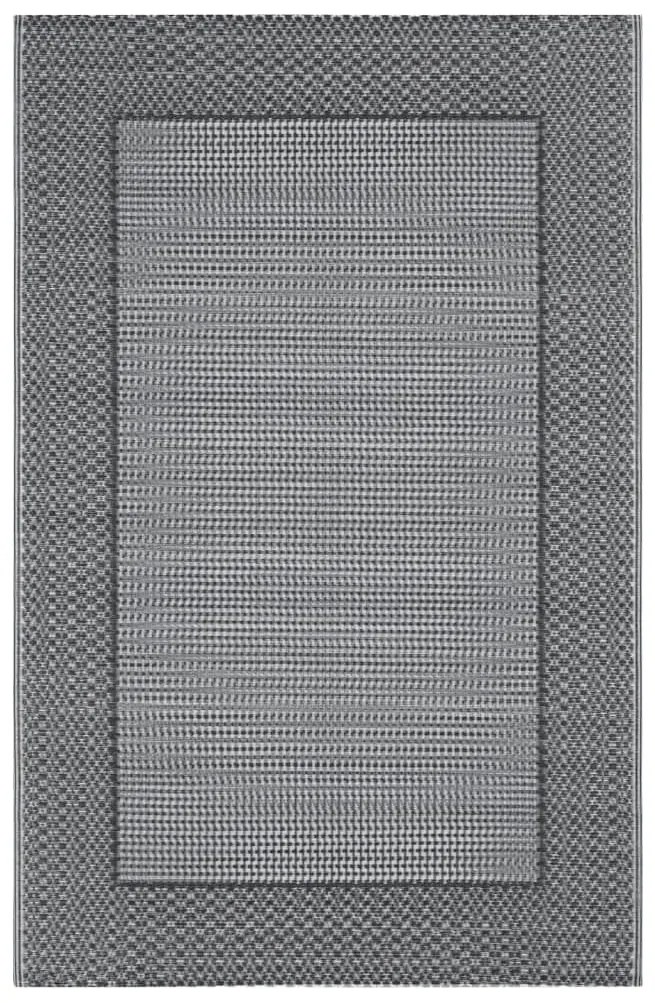 Χαλί Εξωτερικού Χώρου Γκρι 190 x 290 εκ. από Πολυπροπυλένιο - Γκρι