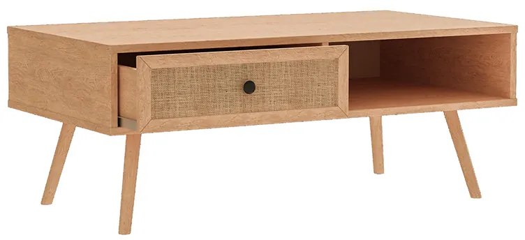 Τραπέζι σαλονιού Oslo pakoworld sonoma 110x59x41,5εκ