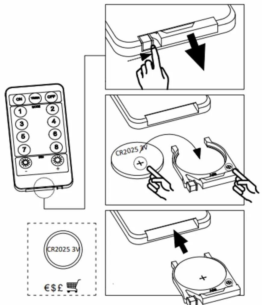 vidaXL Λαμπάκια σε Σχήμα Αστέρι & Φεγγάρι Θερμό Λευκό Χειριστ. 138 LED