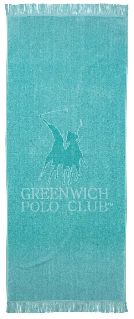 Πετσέτα Θαλάσσης Βαμβακερή 90x190εκ. Essential 3733 Τυρκουάζ Greenwich Polo Club