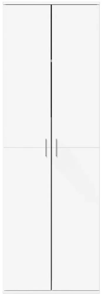 vidaXL Ντουλάπα Λευκή 60 x 35 x 180 εκ. από Επεξ. Ξύλο