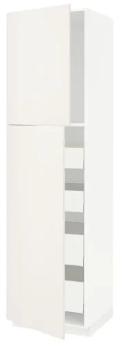 METOD/MAXIMERA ψηλό ντουλάπι με 2 πόρτες/4 συρτάρια, 60x60x220 cm 894.684.95